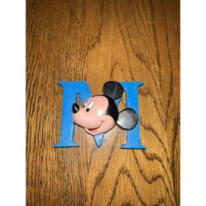 Mickey Mouse Vintage 1995 Disney Refrigerator Magnet Plastic Blue